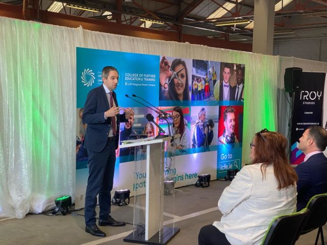 Thanks to @simonharristd who joined us this morning at our College of FET Mulgrave St Campus to announce a significant capital investment in Further Education and Training in Limerick, with the development of our new Film and Digital Media Centre of Excellence. 
#FindTheBestInYou #FindTheFilmMakerInYou #CollegeOfFET #MultiCampus #FurtherEducationandTraining #FutureProofing 
Troy Studios Odyssey Studios Film in Limerick